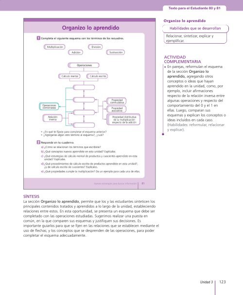 Texto Matemática - Ministerio de Educación