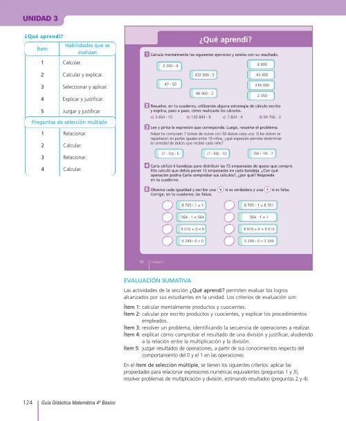 Texto Matemática - Ministerio de Educación