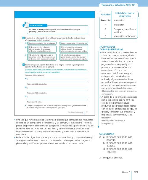 Texto Matemática - Ministerio de Educación