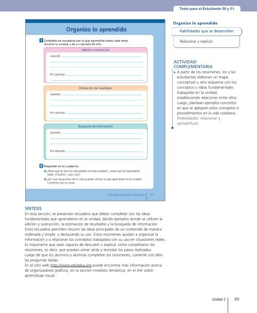 Texto Matemática - Ministerio de Educación