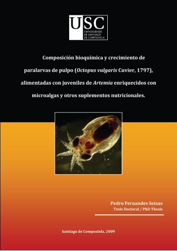 Composición bioquímica y crecimiento de paralarvas de pulpo ...