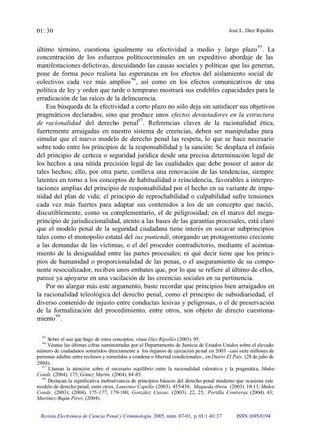 De la sociedad del riesgo a la seguridad ciudadana: Un ... - Criminet