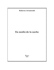 En medio de la noche - Roberto Arizmendi, poeta