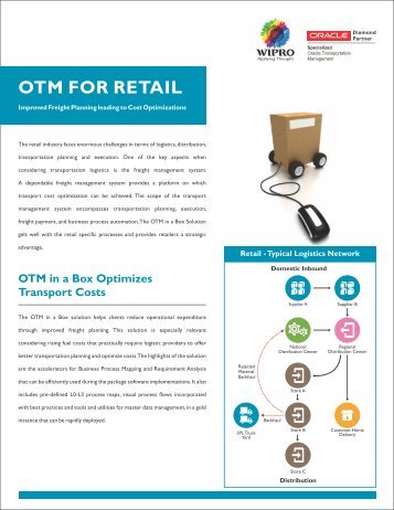 OTM FOR RETAIL - Wipro