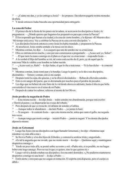 14 El Señor Todopoderoso ha jurado por sí mismo ... - Necho Vergara