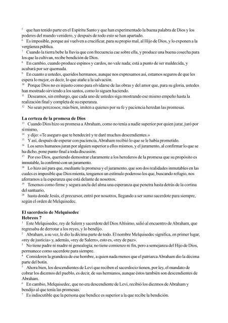 14 El Señor Todopoderoso ha jurado por sí mismo ... - Necho Vergara