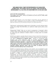 implementarea tqm în întreprinderile de industrie alimentară ...