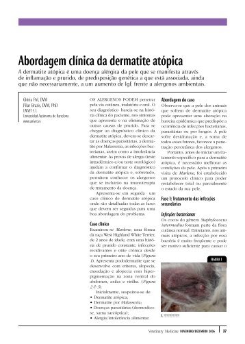 Abordagem clínica da dermatite atópica - univet