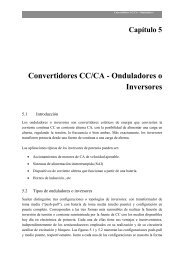 Convertidores CC/CA - Onduladores o Inversores