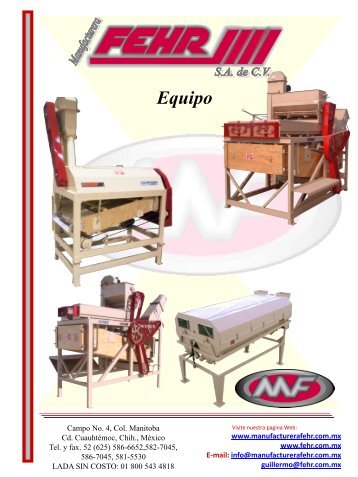 Pulidora (PDF) - Manufacturera Fehr