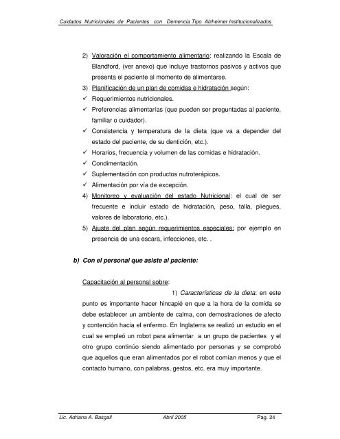 Cuidados Nutricionales de Pacientes con Demencia ... - Nutrinfo.com