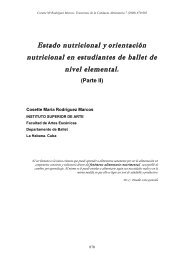 Estado nutricional y orientación nutricional en estudiantes de ballet ...