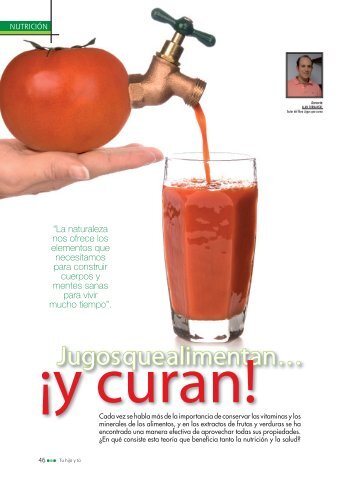 Nutrición - Jugos que alimentan y curan - CafeSalud