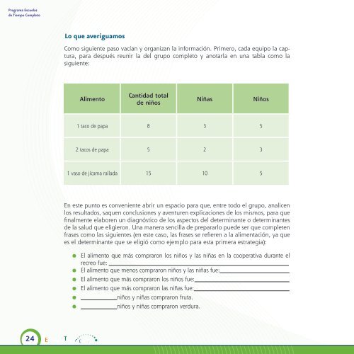 Vida saludable - Subsecretaría de Educación Básica - Secretaría de ...