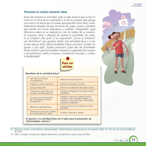 Vida saludable - Subsecretaría de Educación Básica - Secretaría de ...