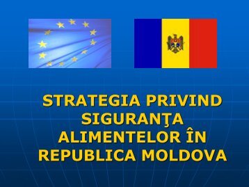 strategia privind siguranţa alimentelor în republica moldova