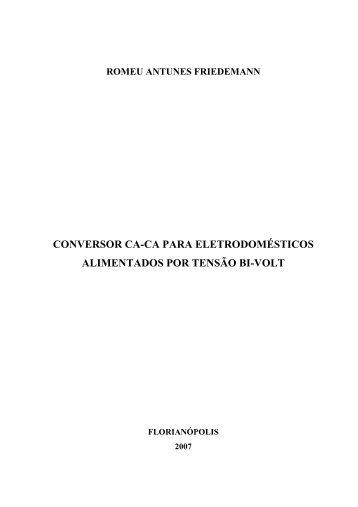 conversor ca-ca para eletrodomésticos alimentados por ... - Ivo Barbi