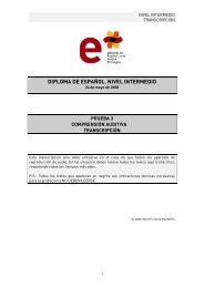 Ejemplo B2.Transcripción de la prueba de Interpretación de textos ...