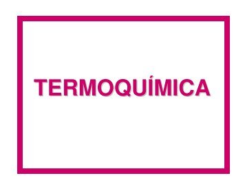 Termoquímica - Corpo