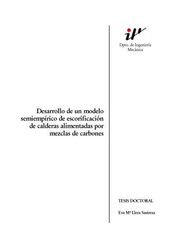 Desarrollo de un modelo semiempírico de escorificación de ...