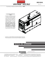 instalación - Lincoln Electric