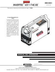 INVERTEC V311-TAC/DC - Lincoln Electric