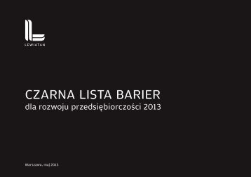 CZARNA LISTA BARIER