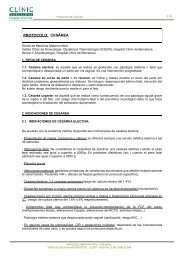 Protocolo cesárea - Medicina Fetal Barcelona
