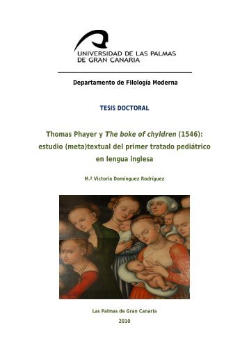 Thomas Phayer y "The boke of chyldren" (1546) - Acceda ...
