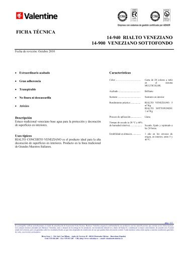 14940.... Rialto Veneziano 10.10.pdf - Valentine
