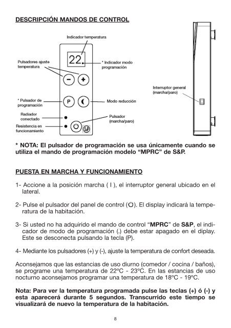 Manual de usuario Serie C - Soler & Palau Chile