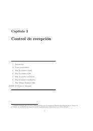 Control de recepción - Universidad Carlos III de Madrid