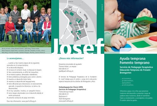 Ayuda temprana Fomento temprano - St. Josef-Stiftung