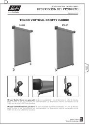 Manual Técnico Droppy Cabrio - Hunter Douglas