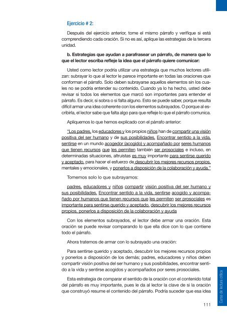 Lectura crítica 1 - Ministerio de Educación