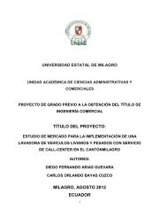 proyecto de lavadora de vehiculos con servicio de - Repositorio de ...