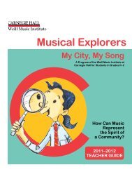 Download Brochure (PDF) - Carnegie Hall