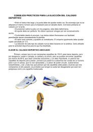 consejos prácticos para la elección del calzado deportivo - Zona TT