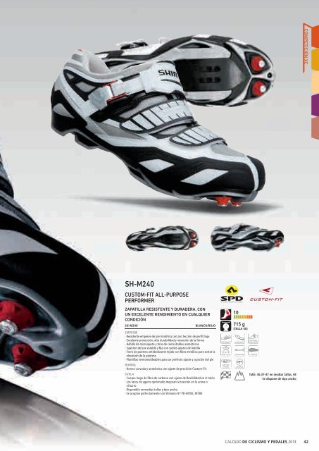 zapatilla - Puntos Oficiales Shimano