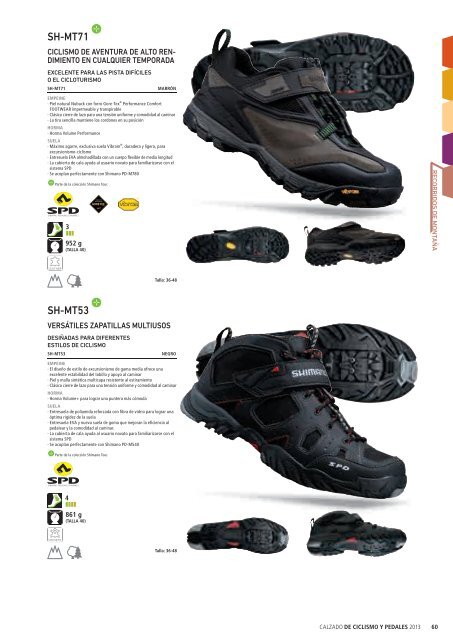 zapatilla - Puntos Oficiales Shimano