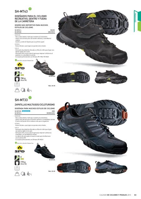 zapatilla - Puntos Oficiales Shimano