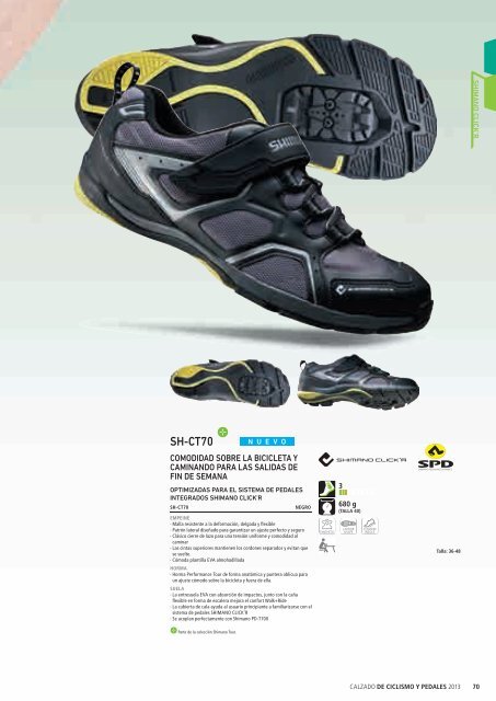 zapatilla - Puntos Oficiales Shimano