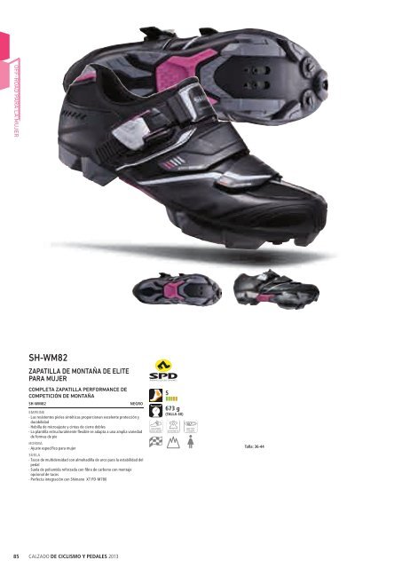 zapatilla - Puntos Oficiales Shimano