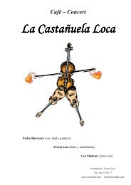 Dossier - La Castañuela Loca - Teresa Laiz