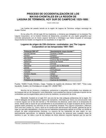 proceso de occidentalización de los - Universidad Autónoma del ...