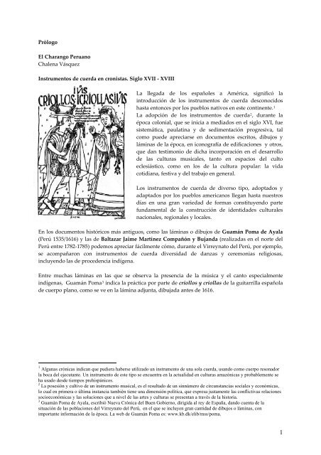 El Charango Peruano Chalena Vásquez