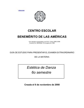 EXAMEN EXTRAORDINARIO - Benemerito.edu.mx