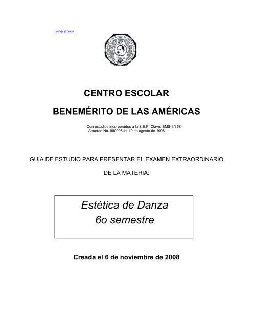 EXAMEN EXTRAORDINARIO - Benemerito.edu.mx