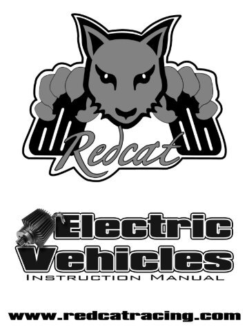  Redcat Racing Electric RC Instruction Manual