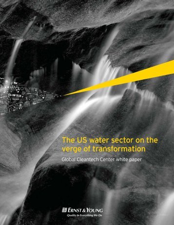 The US water sector on the verge of transformation